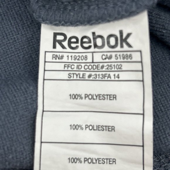 Men's Reebok Center Ice Pullover Fleece Hoodie Gray L Pittsburgh Penguins NHL‎ - Picture 4 of 11